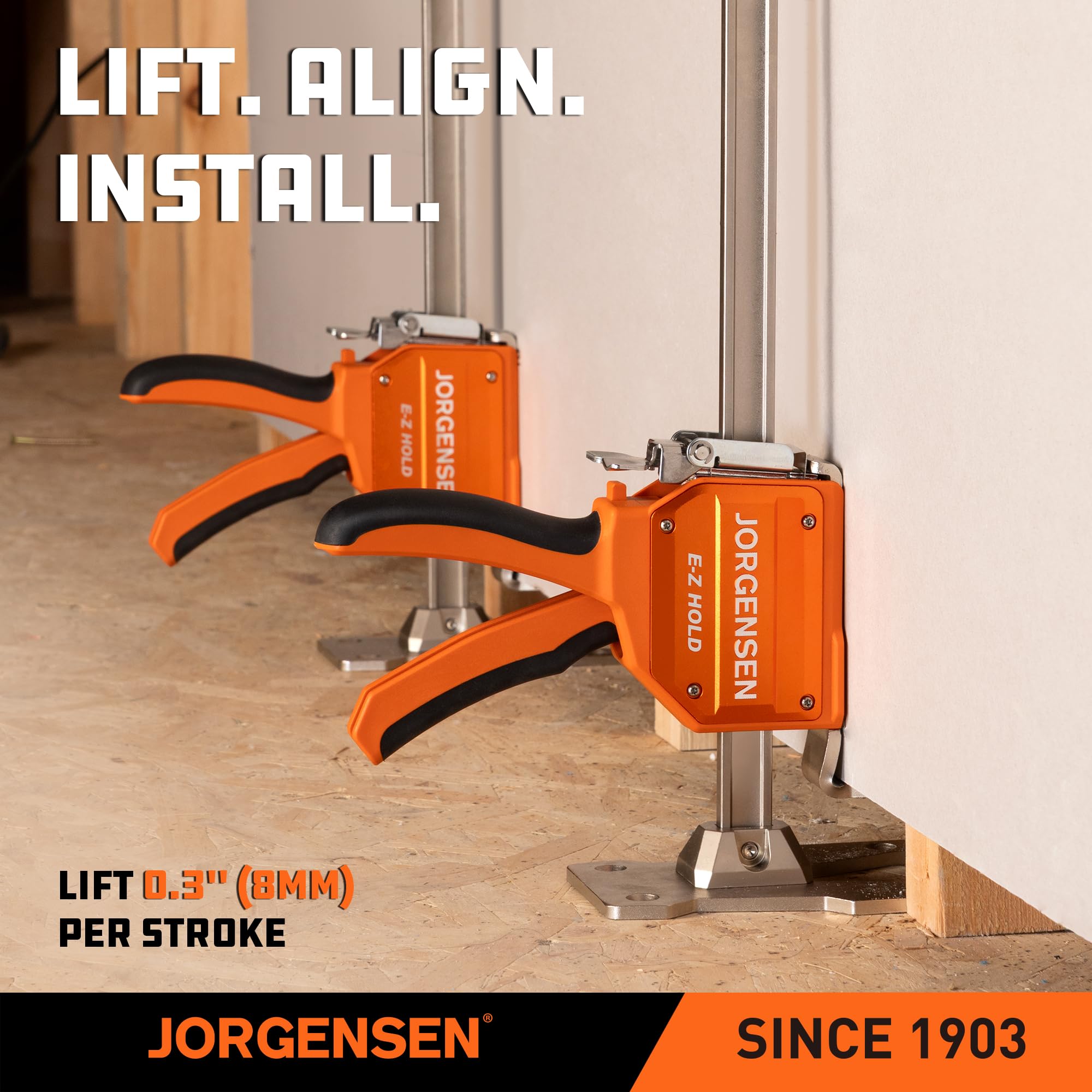 Jorgensen Cabinet Jacks - 2 Pack Lifting Tools -7