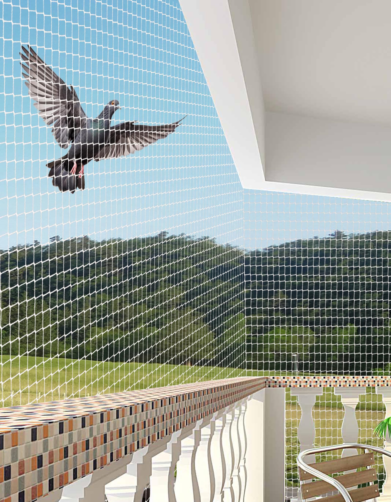 BENAVJI Bird Net/Anti Bird Net/Pigeon Net/Garden Net/Bird Control Net UV Stabilised HDPE Monofilament Netting Solution Natural Color (10 FT X 8 FT) (B0D6Y6F9ZV) Amazon Price History, Amazon Price Tracker