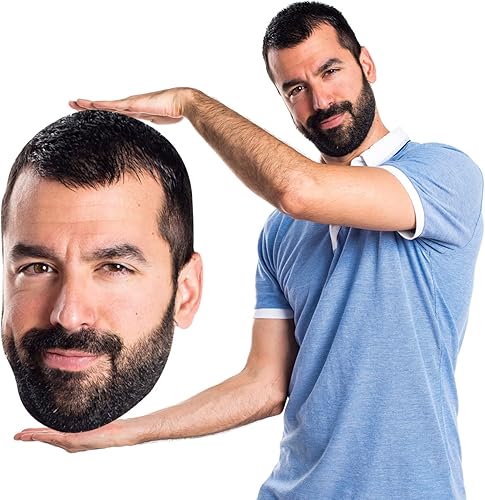 Miniatura 2 de Recortes personalizados para cabeza grande, cabezas de boda, cara de novio de despedida de soltera, cabeza de graduación, recortes de cabeza de