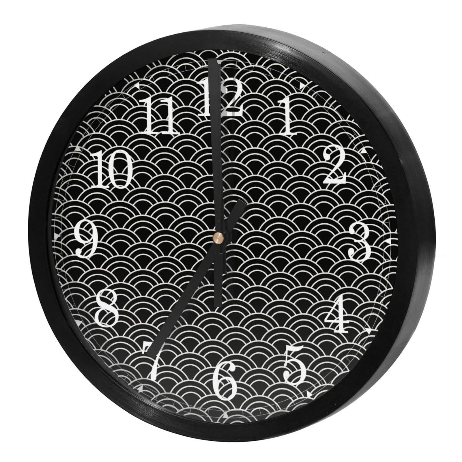 Horloge murale à quartz silencieuse ronde pour bureau et école