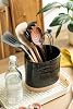 YHOSSEUN Black Utensil Holder for Kitchen Counter, Cooking Utensil Holder Spatula Holder for Countertop