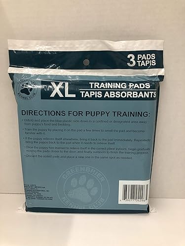 Miniatura 2 de Greenbrier Almohadillas de entrenamiento para cachorros, resistentes y superabsorbentes, XL, 26 x 30 pulgadas