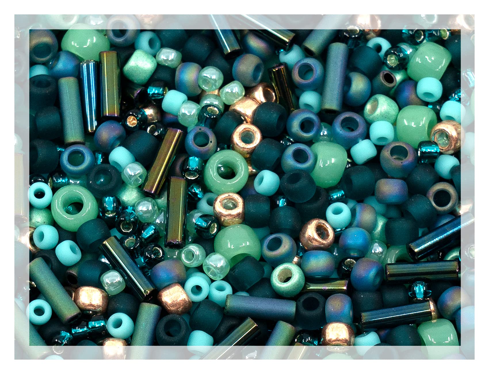 10 g TOHO Round Seed Beads Rocailles, Size 11/0, Opaque Navy Blue (# 48), Japan, Glass — view 2