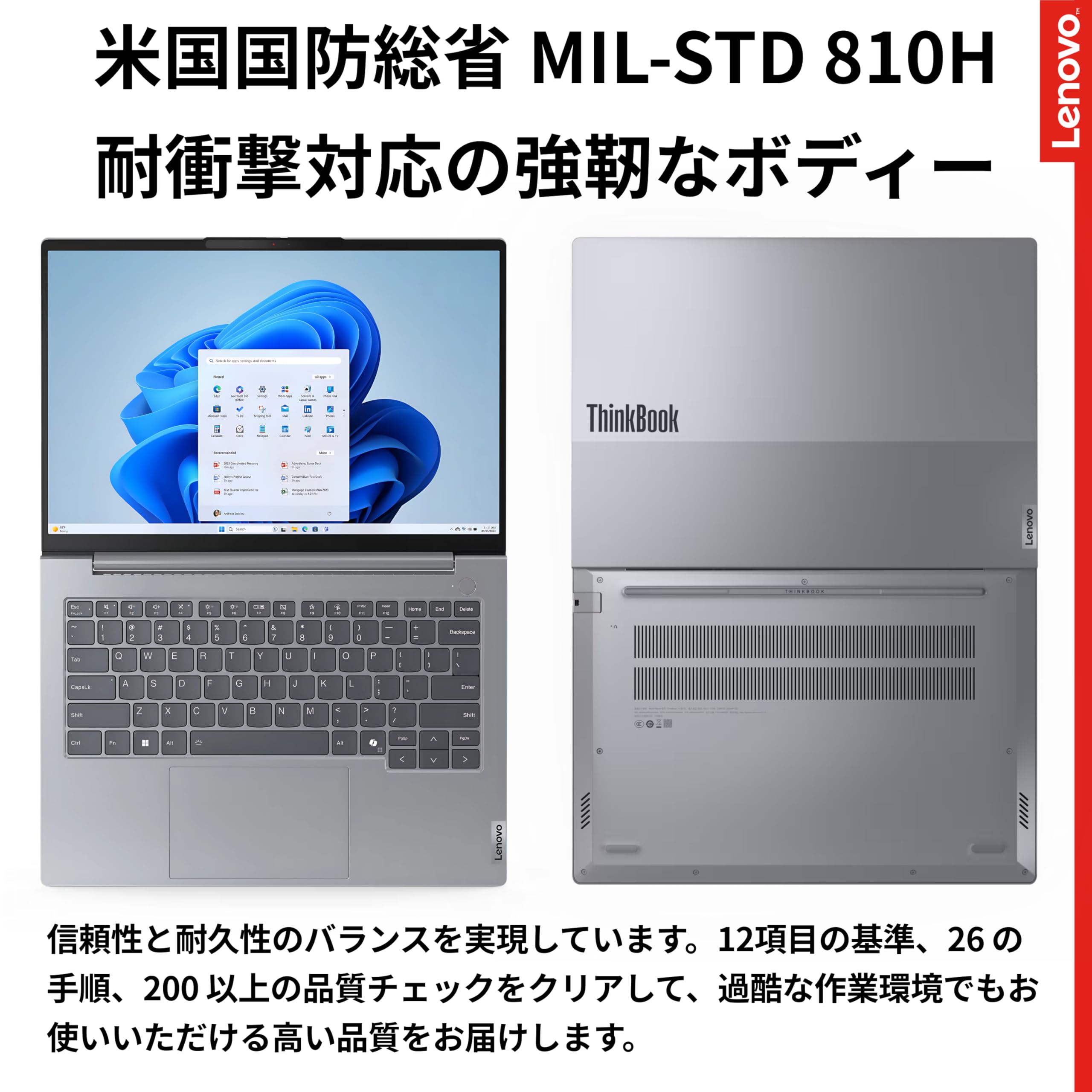 Amazon.co.jp: Lenovo ノートパソコン ThinkBook 14 Gen 7 14