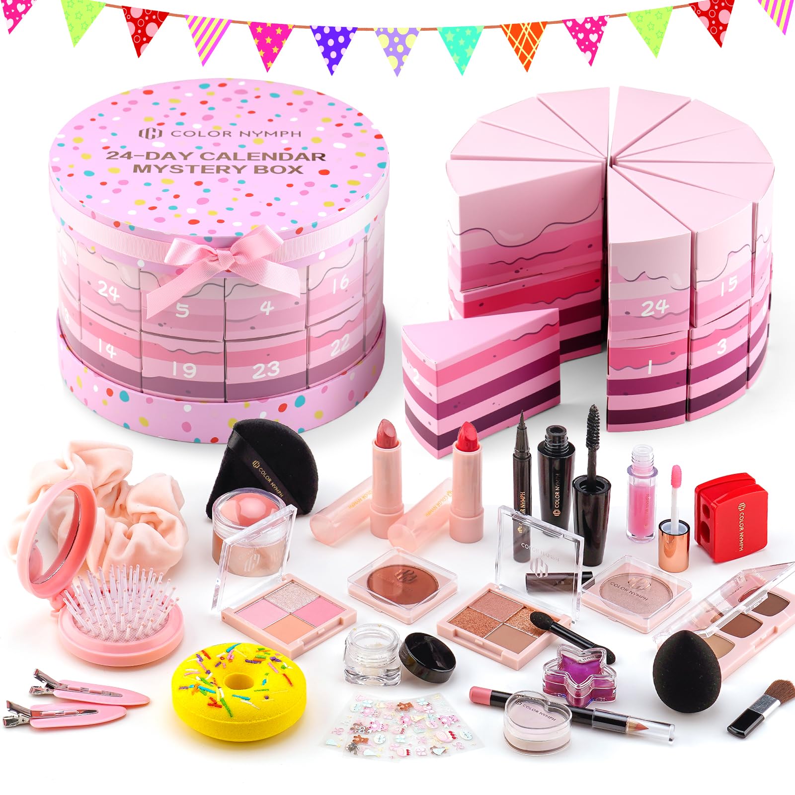 Amazon.com : Color Nymph Kids Makeup Kit for Girl - 24 Days