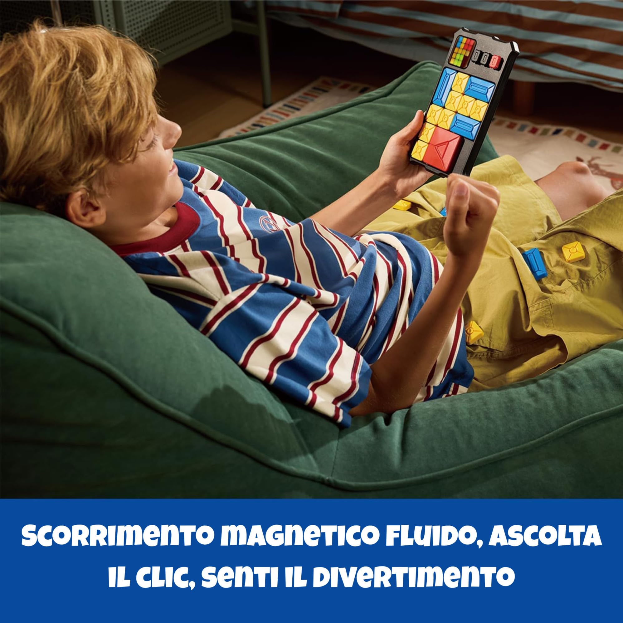 GiiKER Super Slide Puzzle rompicapo a scorrimento, Puzzle Rompicapo con Oltre 500 Sfide Originali, Giocattoli per Bambini Adolescenti, Giochi di Viaggio, Regali di Compleanno