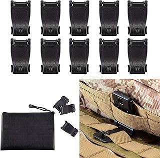 BOOSTEADY Multipurpose MOLLE Clip Tactical Strap Management Tool Web Dominator Buckle for Tactical Bag, Backpack