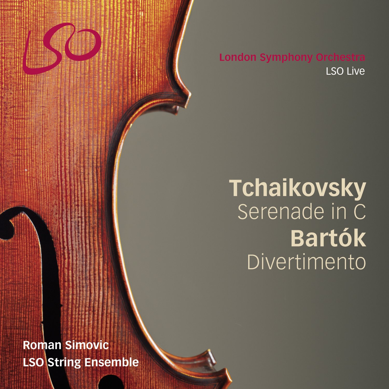 Pyotr Il'yich Tchaikovsky - Tchaikovsky: Serenade in C/Bartok: Divertimento CD Album - Used