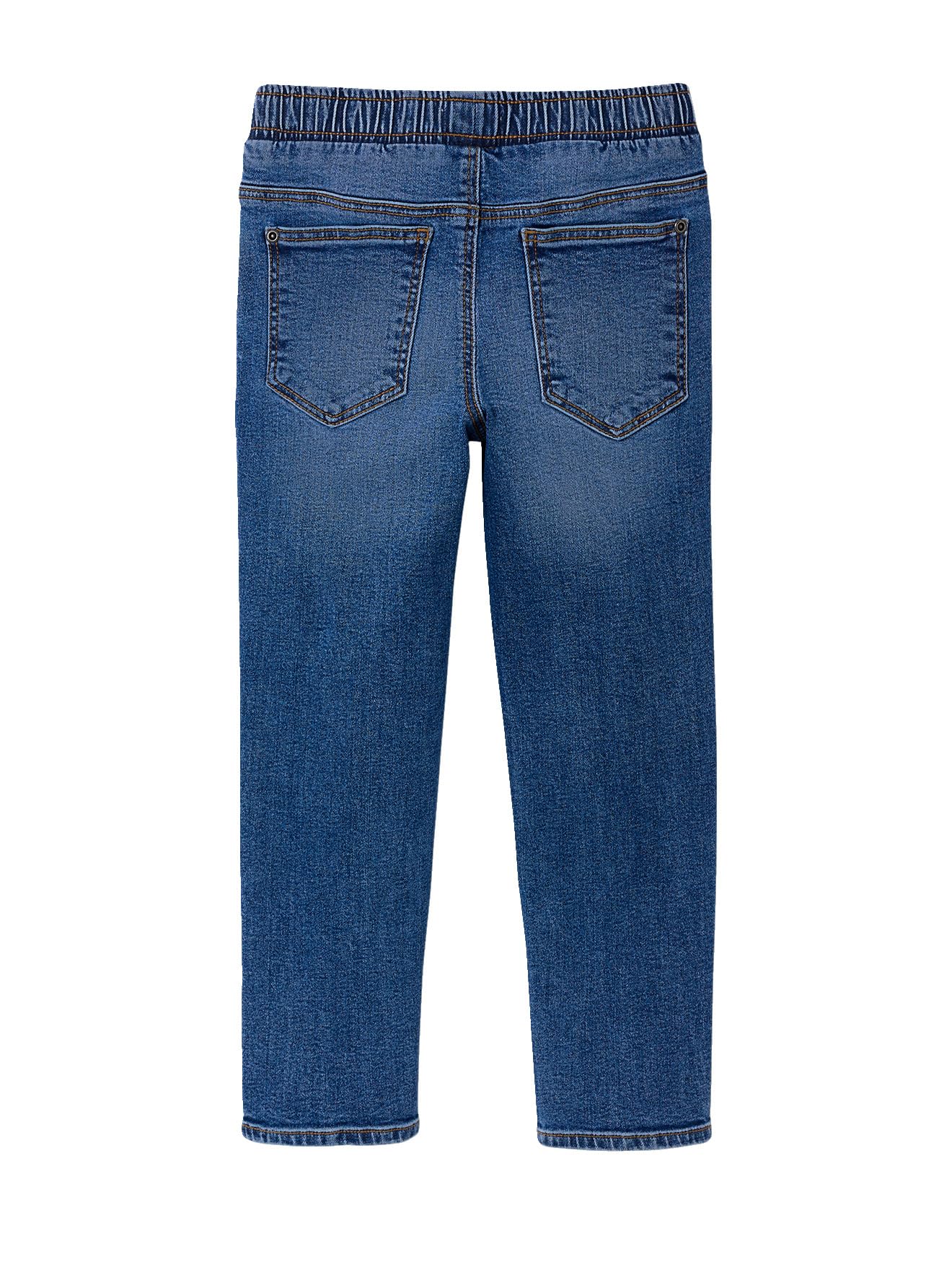 Vertbaudet 2er-Pack Jungen Slim-Jeans mit verstellbarem Dehnbund Basic
