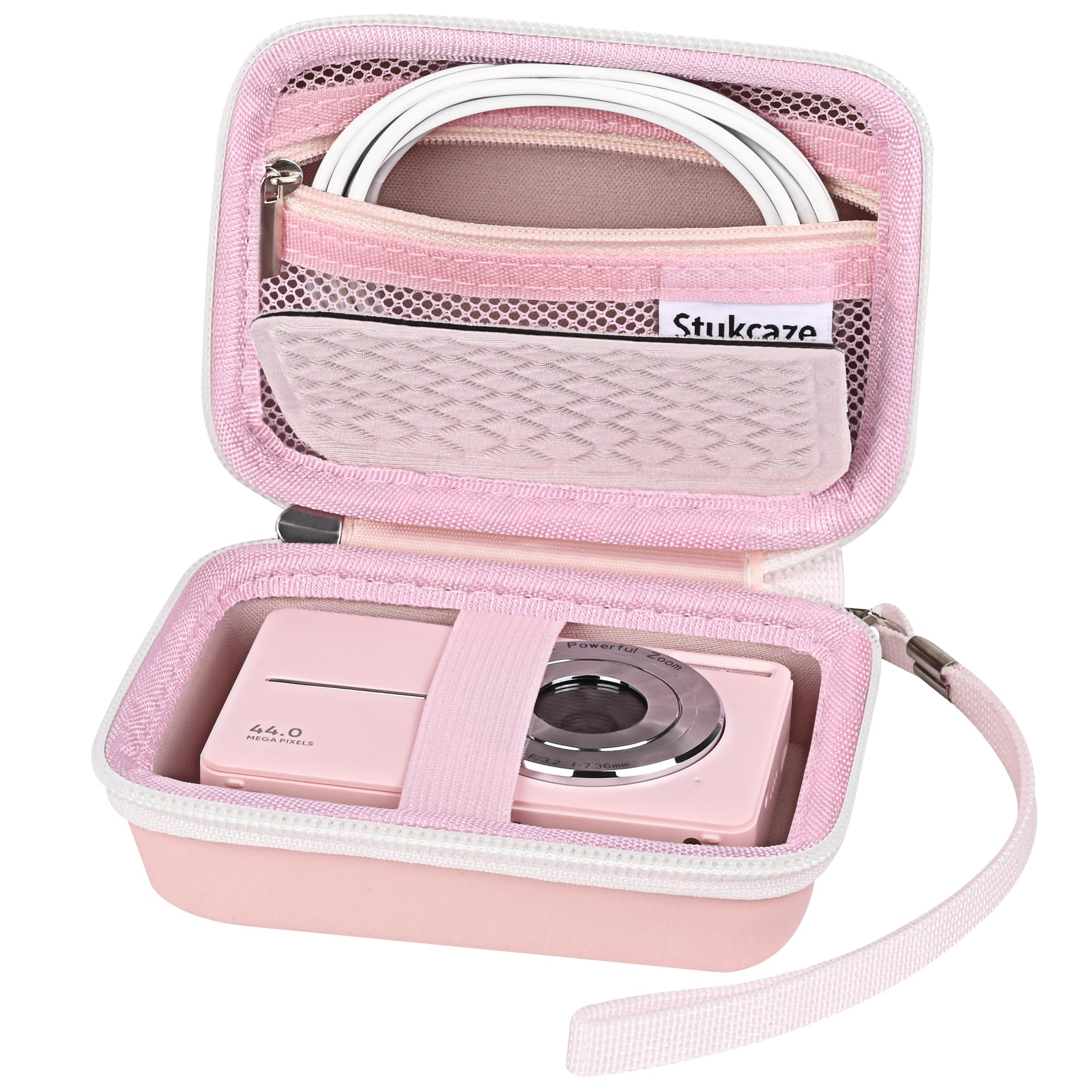 Digital Camera Case Compatible with Canon G7X, SX 740, Camkory FHD 1080P, Kodak FZ55-BK, FZ45-BK Digital Point and Shoot Camera Case, Small Portable Travel Carrying Protective Storage Bag