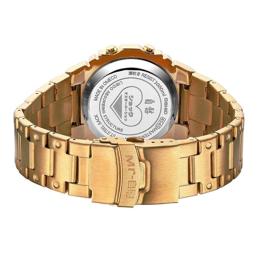 OMECO　ゴールドメタル g-shock風　腕時計 OMECOゴールドメタル g-shock風腕時計
