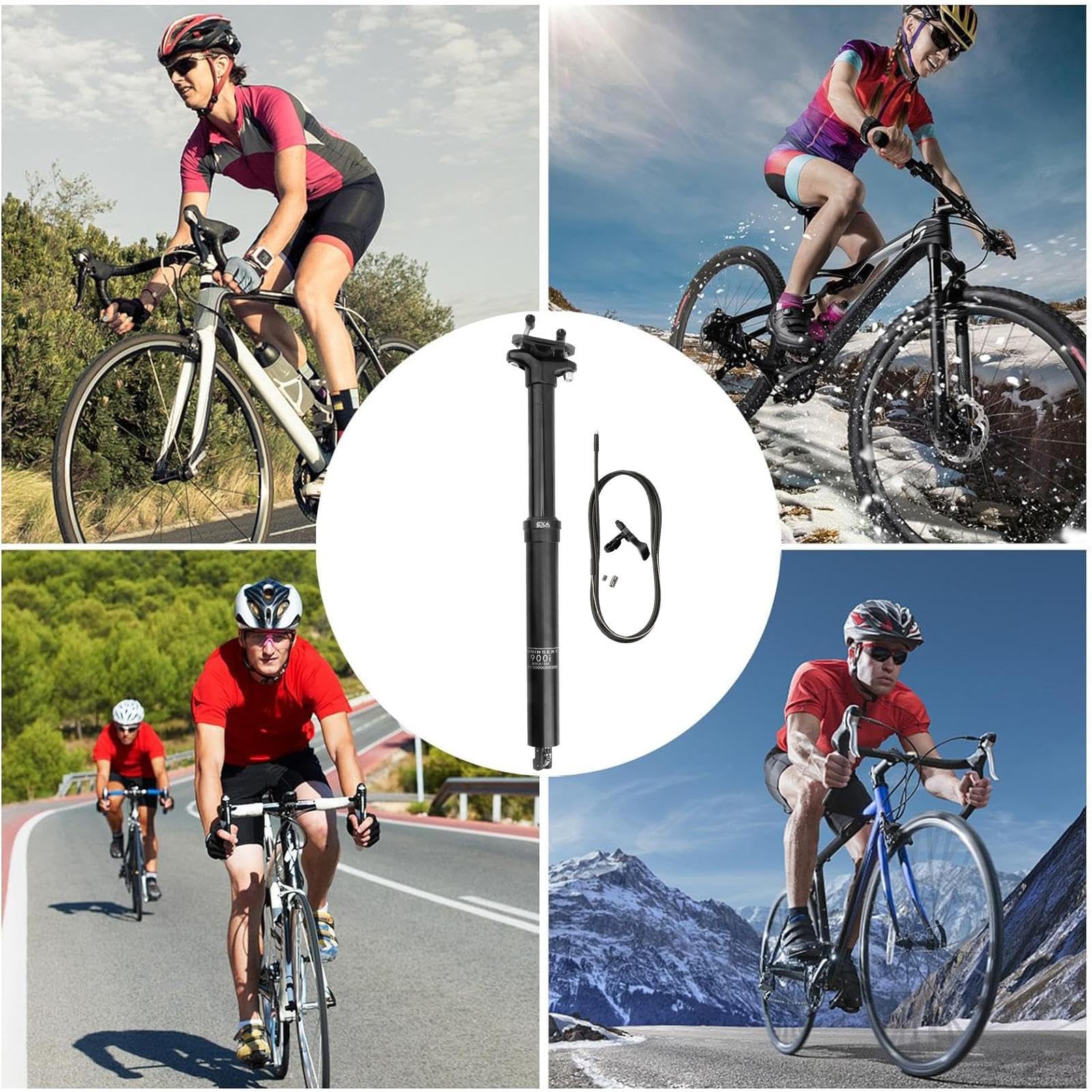 Tige De Selle De Vélo Équipement Cycliste en D'Aluminium 30.9/31.6mm