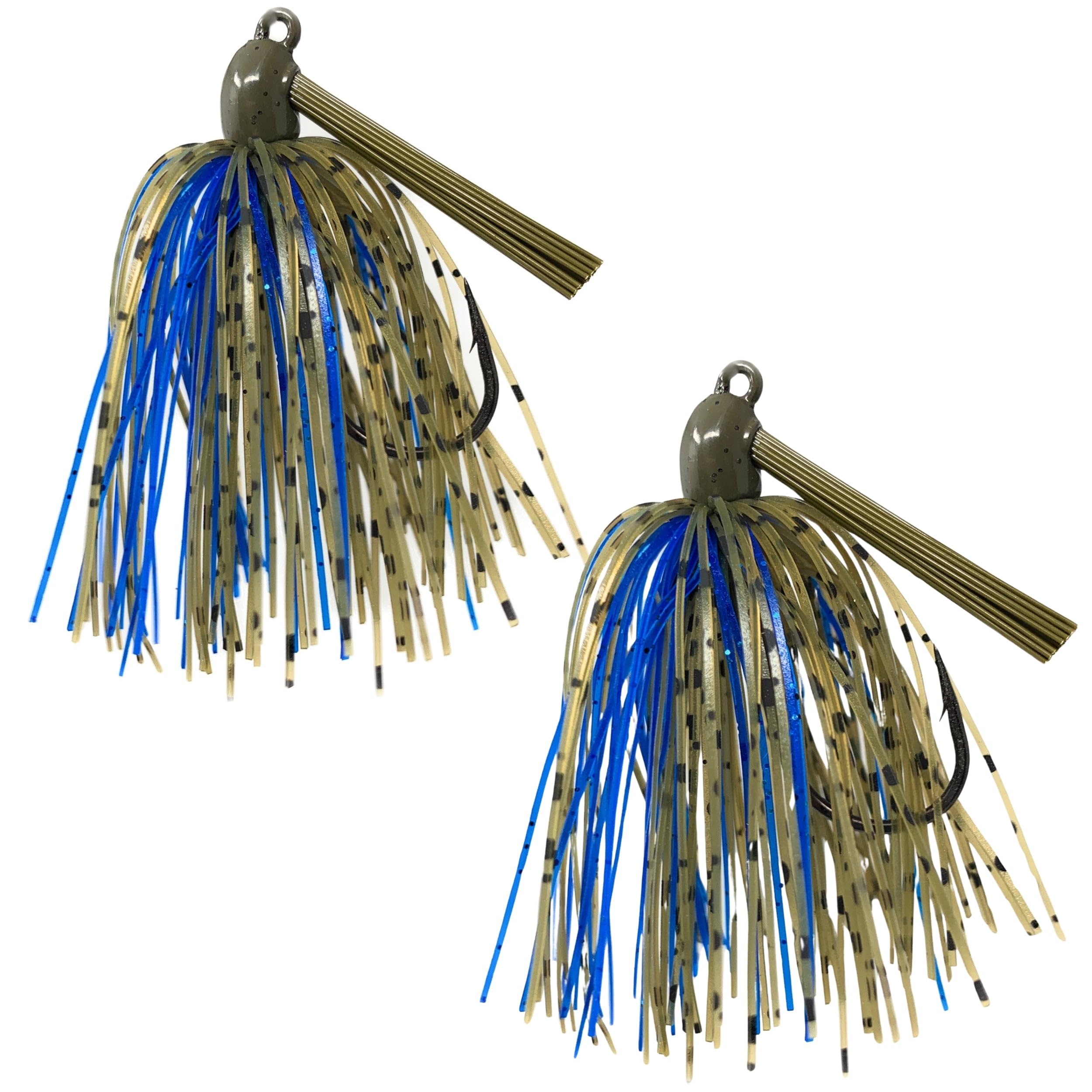 Reaction Tackle Tungsten Swim Jig for Bass Fishing - Weedless Design with 97% Pure Tungsten Jig Head and Silicone Skirt - Fishing Tackle for Pike,