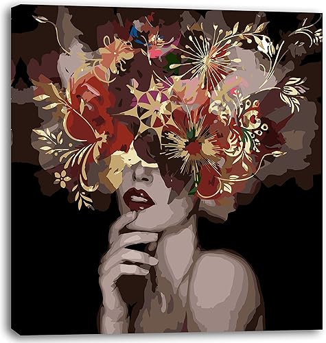 Art Knitting Pintura por números para adultos, principiantes, estudiantes, niños, opción de regalo, pintura acrílica de bricolaje para decoración de