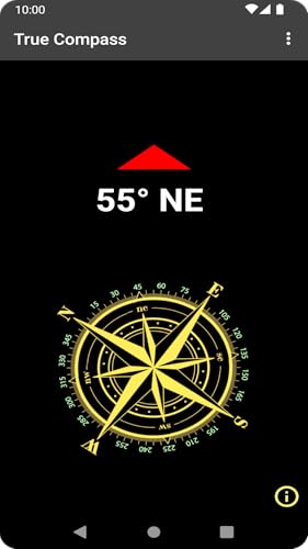 True Compass - Magnetic North