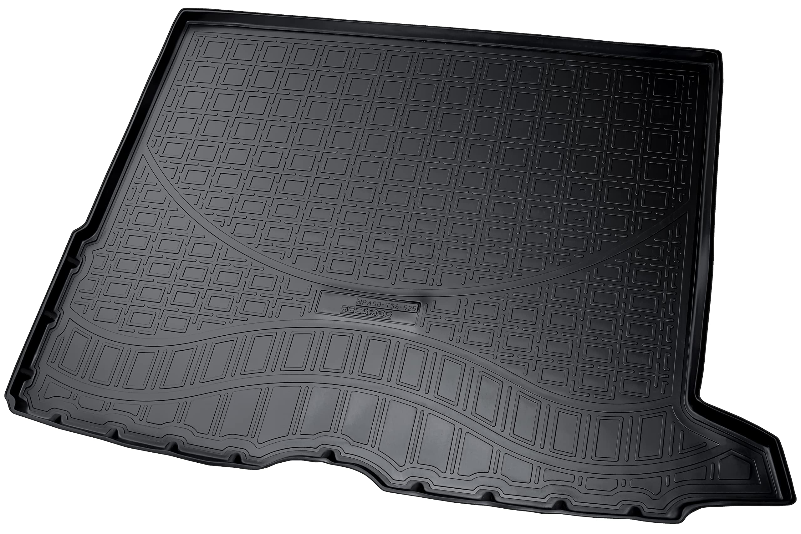 Recambo Alfombrilla de Goma para Maletero Apta para Mercedes Clase GLC X253, año de fabricación a Partir de 06.2015, Ajuste Borde