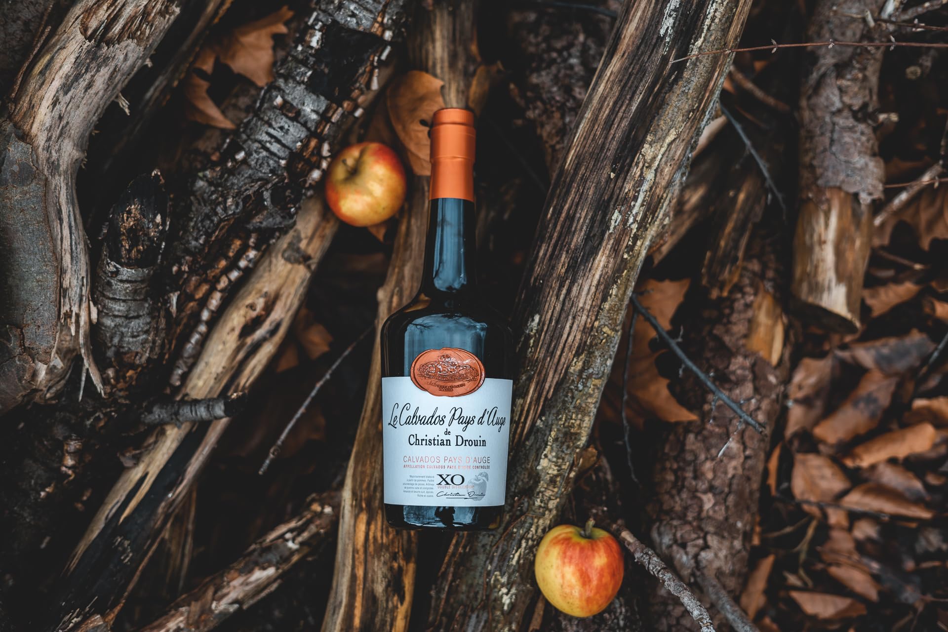 Christian Drouin Calvados XO | Französischer Apfelbrand | Langjährig Gereift | Komplex & Vollmundig | AOC Pays d'Auge | 40% Vol. | 700 ml