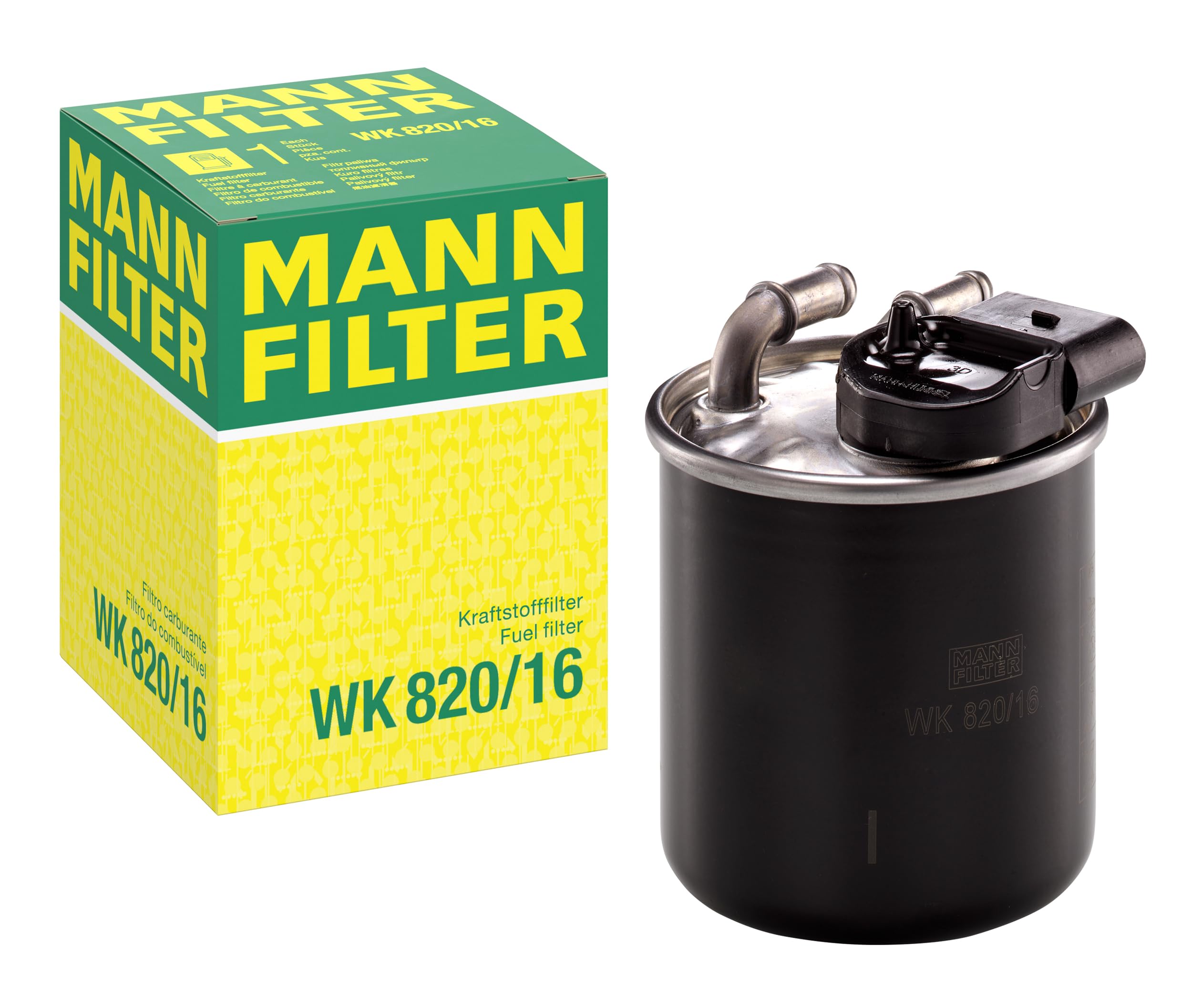 MANN-FILTER WK 820/16 Kraftstofffilter - für Pkw + Transporter