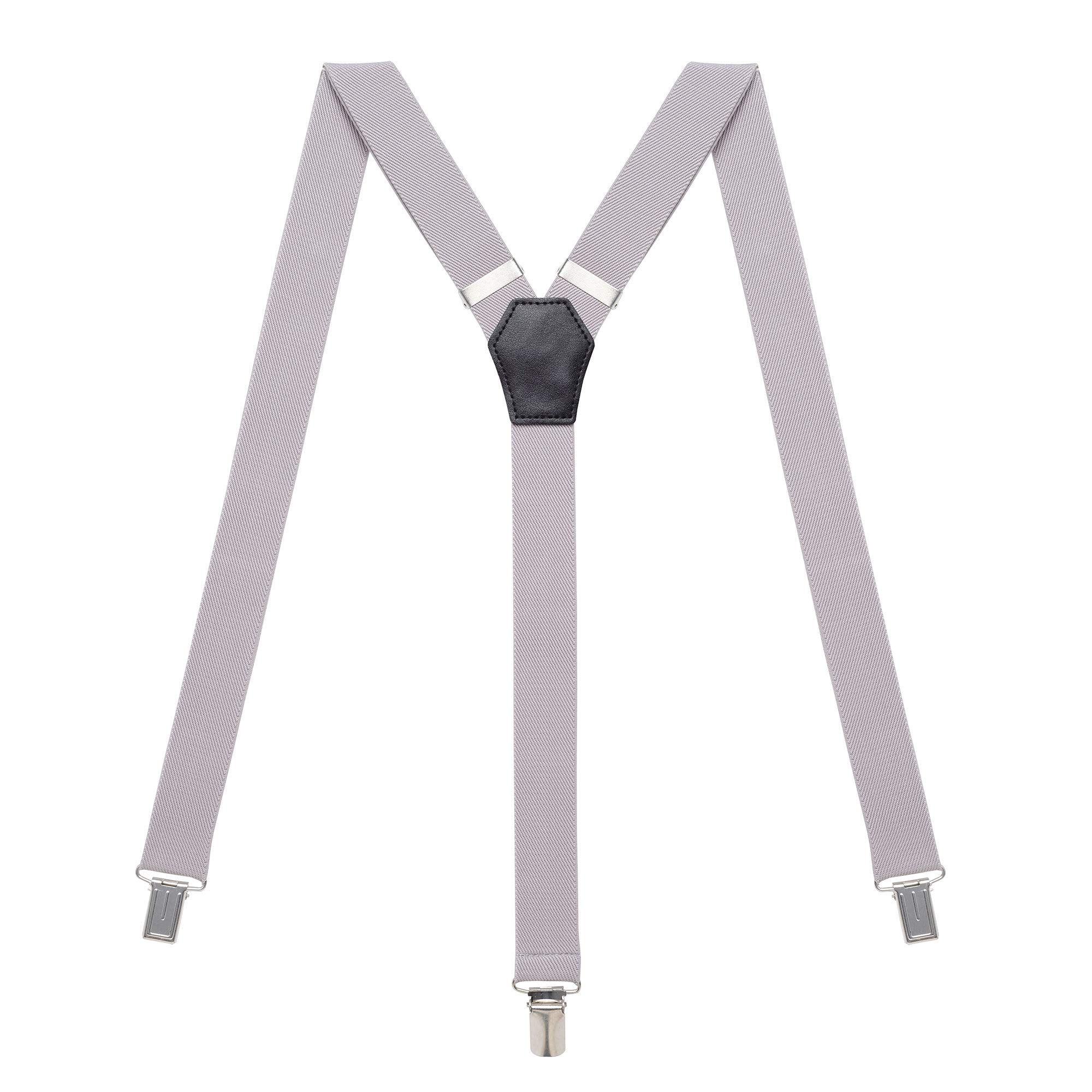 Womens Suspenders – Y Back Style – 1" Width - Comfortably Adjustable Elastic Straps and Metal Clips