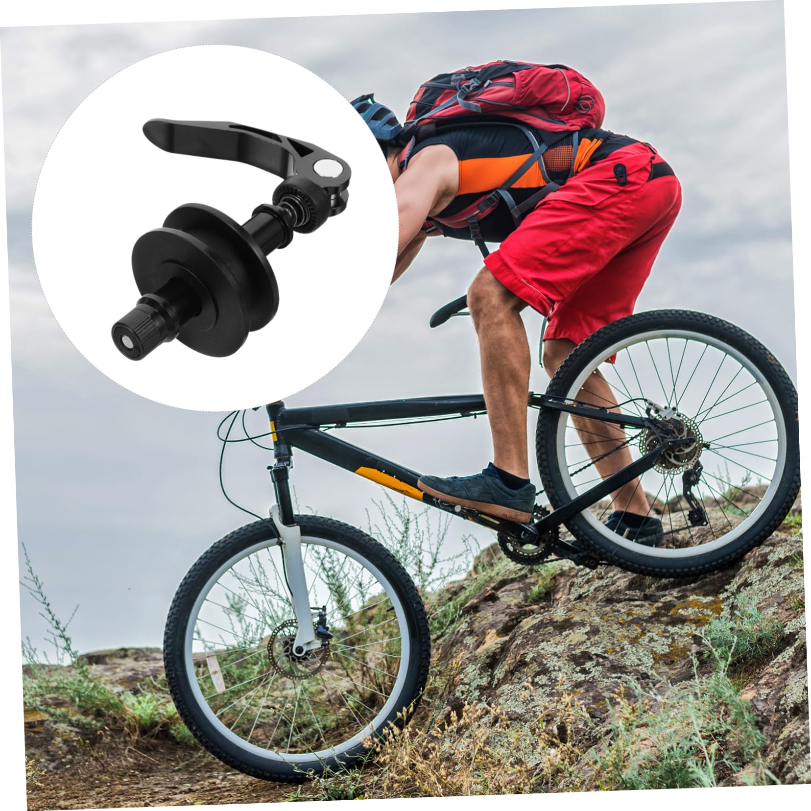 UKCOCO 5 Pièces Tendeur de Chaîne de Vélo Réglable Outil de Fixation pour Ajustement Tension de Chaîne Accessoire Pratique et Durable pour Vélos
