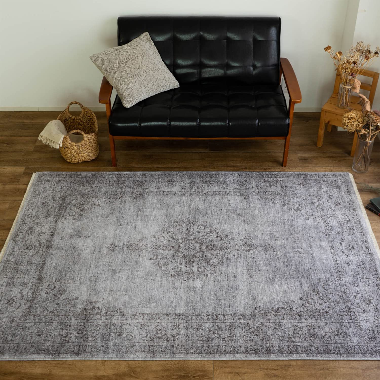 Amazon | サヤンサヤン ヴィンテージ風 クラシック柄 シャルム ラグ