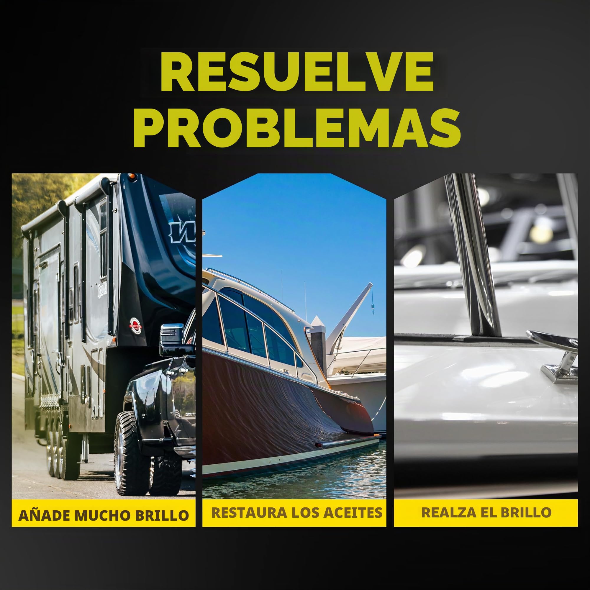 Meguiar's M4516 Marine RV High Gloss Polish - Pulimento de alto brillo para barcos