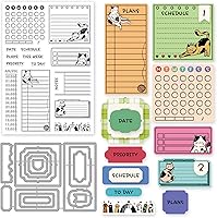 Vista 10 de INFUNLY 13 Piezas Troqueles en Forma de Tarjeta 3D para Hacer Tarjetas Tarjeta de Invitación Fondo Troqueles de Corte Flor Metal Palabra Troquel