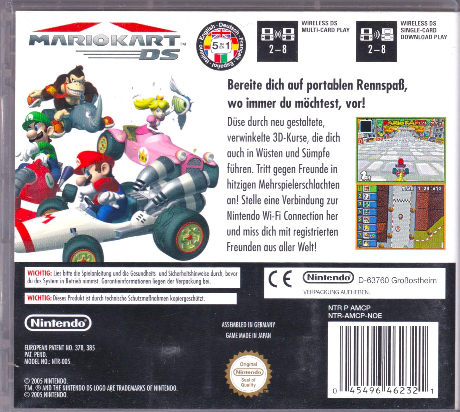 Mario Kart DS, Nintendo DS-Spiel