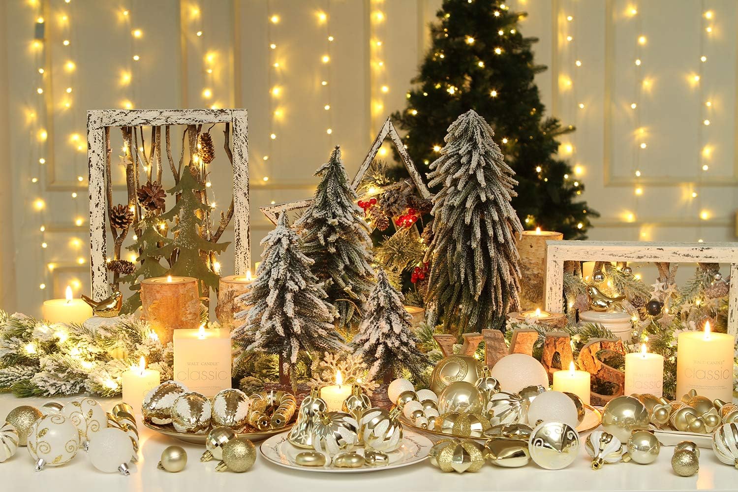 Product Deal Sea Team 155-Pack Assorted Shatterproof Christmas Ball Ornaments Set Decorative Baubles Pendants with Reusable Hand-held Gift Package for Xmas Tree (Red, 155) Top Rated Sea Team 155-Pack Assorted Shatterproof Christmas Ball Ornaments Set Decorative Baubles Pendants with Reusable Hand-held Gift Package for Xmas Tree (Red, 155)