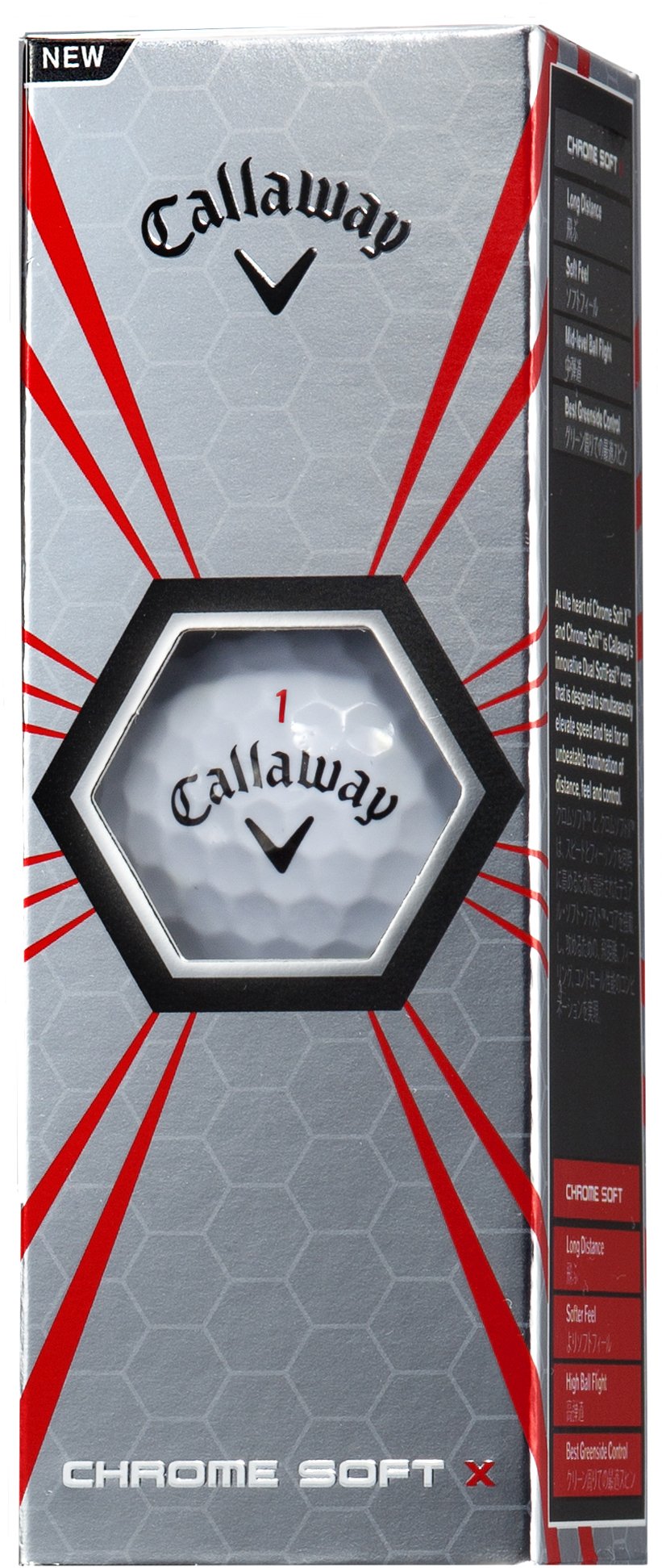 Amazon.co.jp: キャロウェイ (Callaway) ゴルフボール CHROME