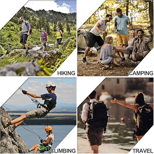 Miniatura 8 de Jessie Kidden - Pantalones convertibles de senderismo para hombre, de secado rápido, ligeros, con cremallera, pantalones para safari, para viajes