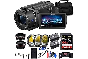 Sony Handycam 4K Camcorder Package with Essential Accessories