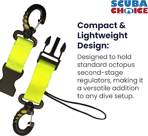Miniatura 2 de Buceo Cordón con dos clips y hebilla de liberación rápida