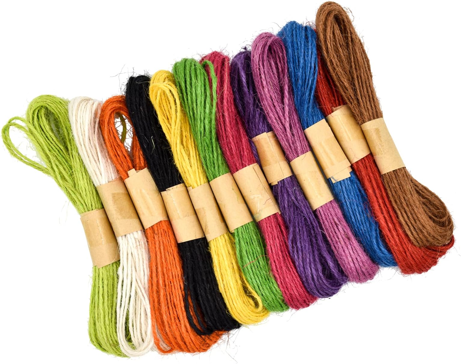 Spago Colorato In Juta Made In Italy - 8 Gomiti Da 30 Metri Per Artigianato E Decorazioni - Foto 4