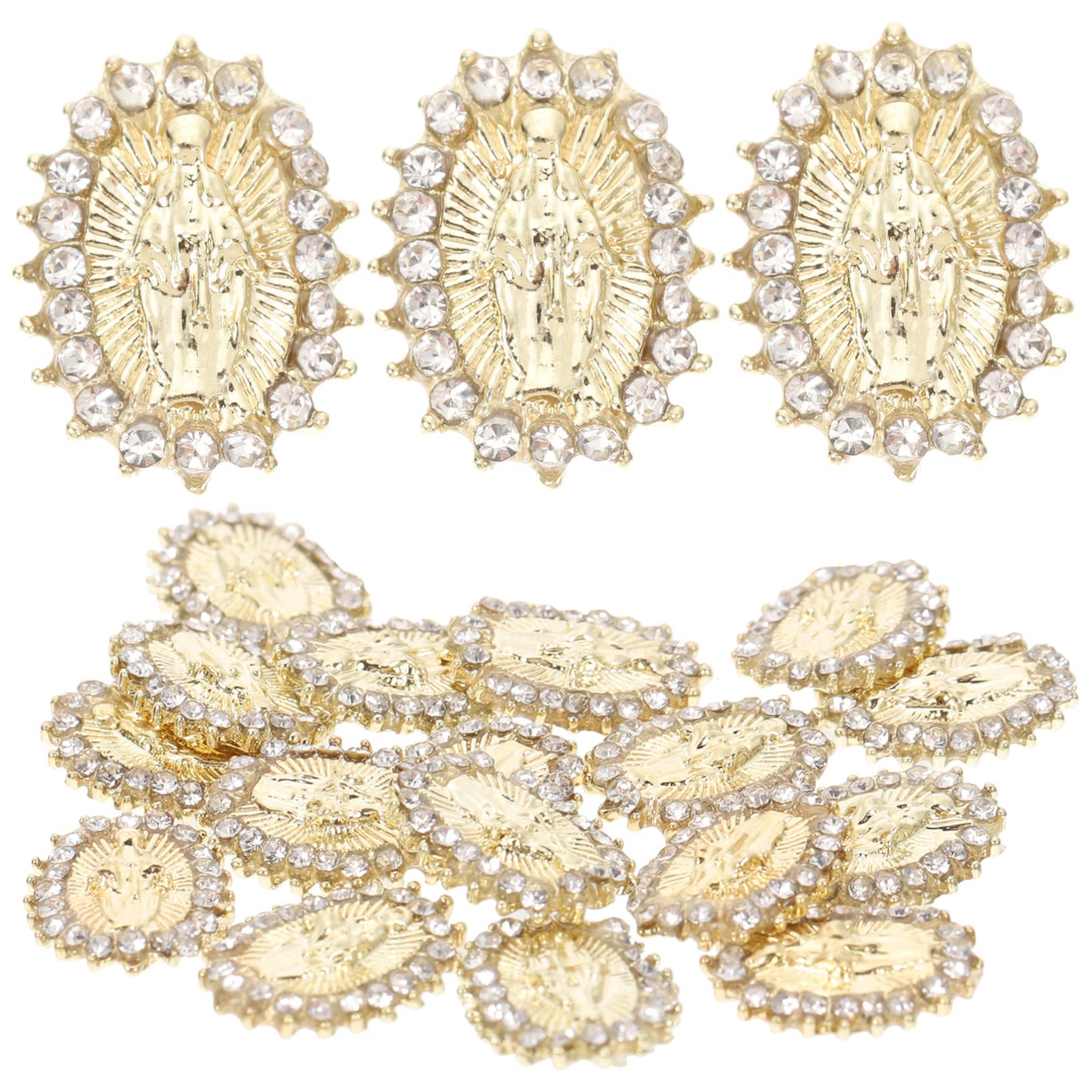 5 Set Ciondoli Per Unghie Decorazioni Religiose Per Nail Art Accessori Brillanti Per Creazioni Uniche E Divertenti Condividere Famiglia 20 Pezzi * 5