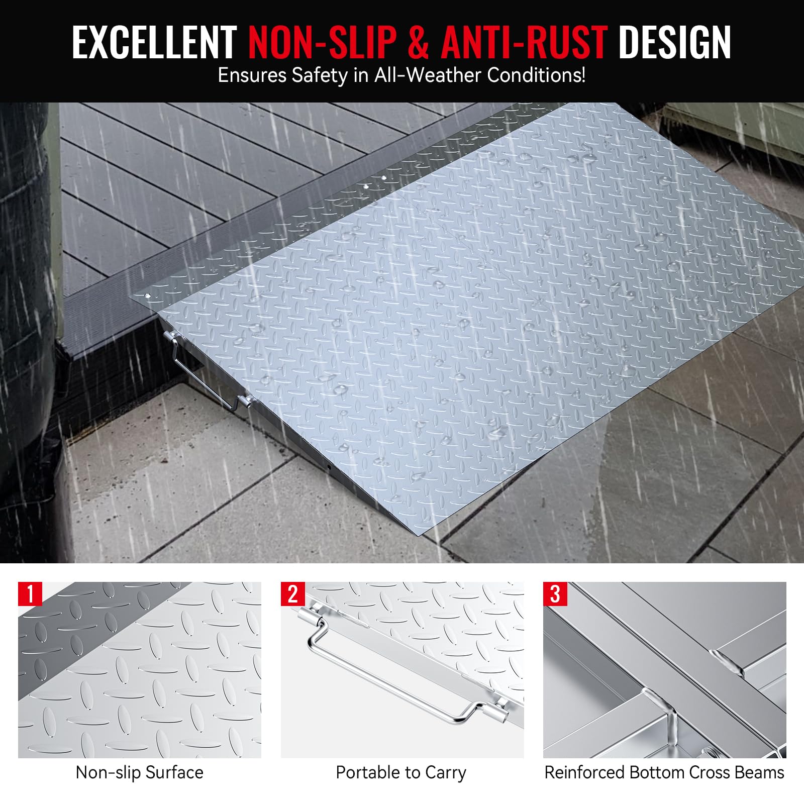 Riding Mower Shed Ramp - Heavy Duty & Anti-Slip -3 Riding Mower Shed Ramp - Heavy Duty & Anti-Slip -3