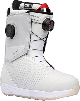 Nidecker Rift Pro Womens Snowboard Boots - Dual H5 BOA Closure, Mid-Stiff Flex, Moldable Liner - Freestyle, All-Mountain