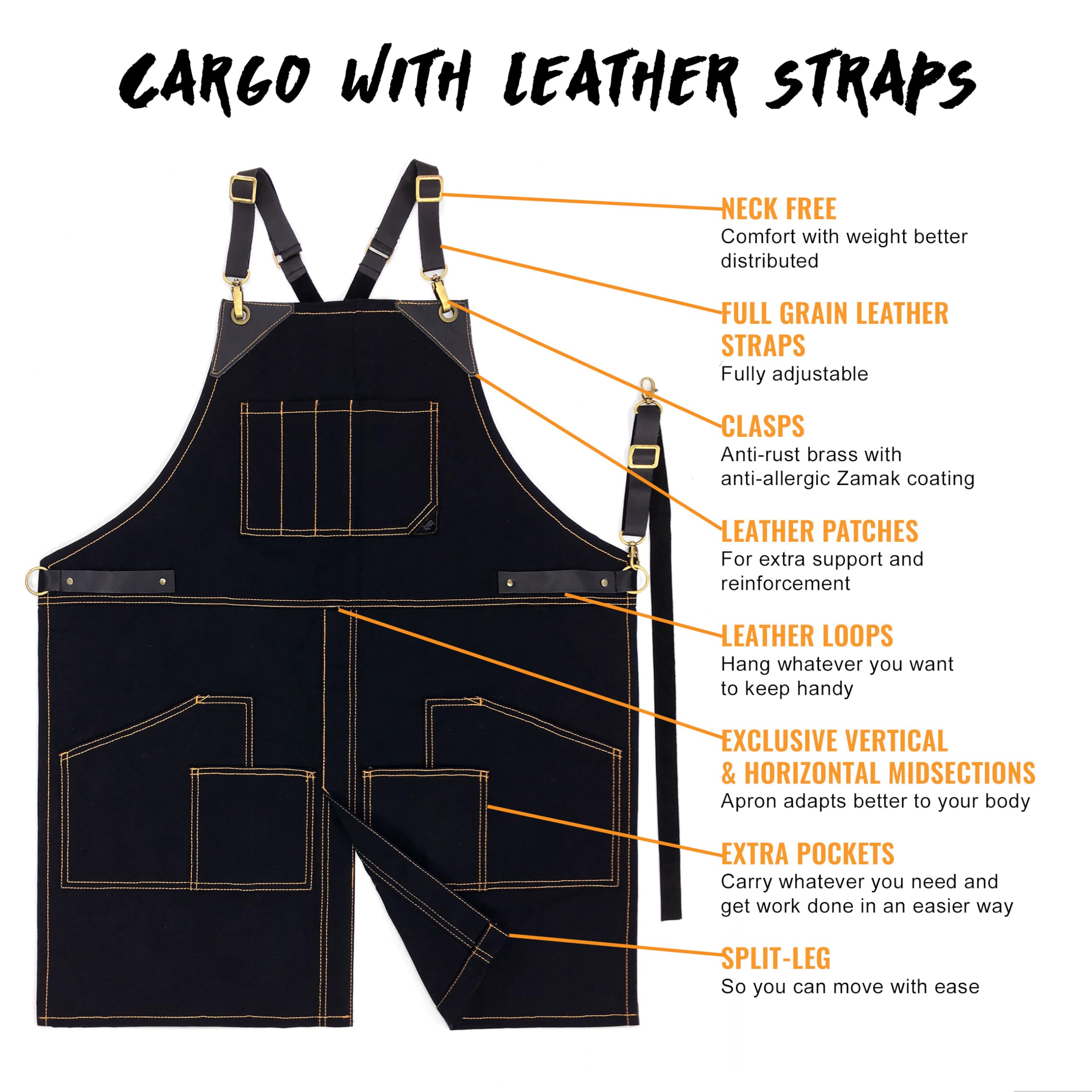 A&S () Apron 2 黒 Apron 2 – ARTS&SCIENCE ONLINE SELLER