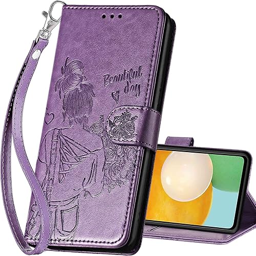 Miniatura 9 de Funda tipo cartera para Samsung Galaxy A53 5G, con función de soporte, para mujeres y hombres, funda de piel sintética para Samsung Galaxy A53 5G