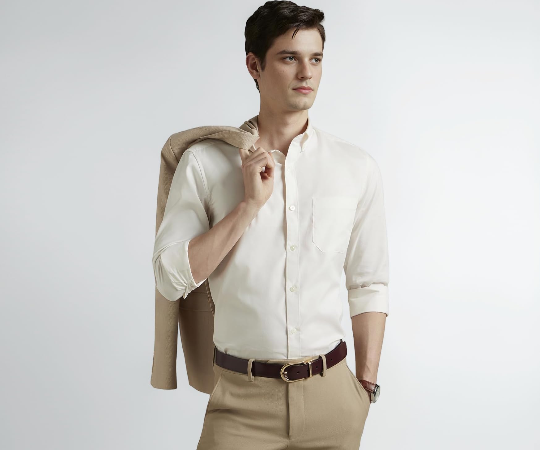 Men's Regular Fit Easy to Iron Everyday wear Premium Cotton Full Sleeve Solid Formal Shirt