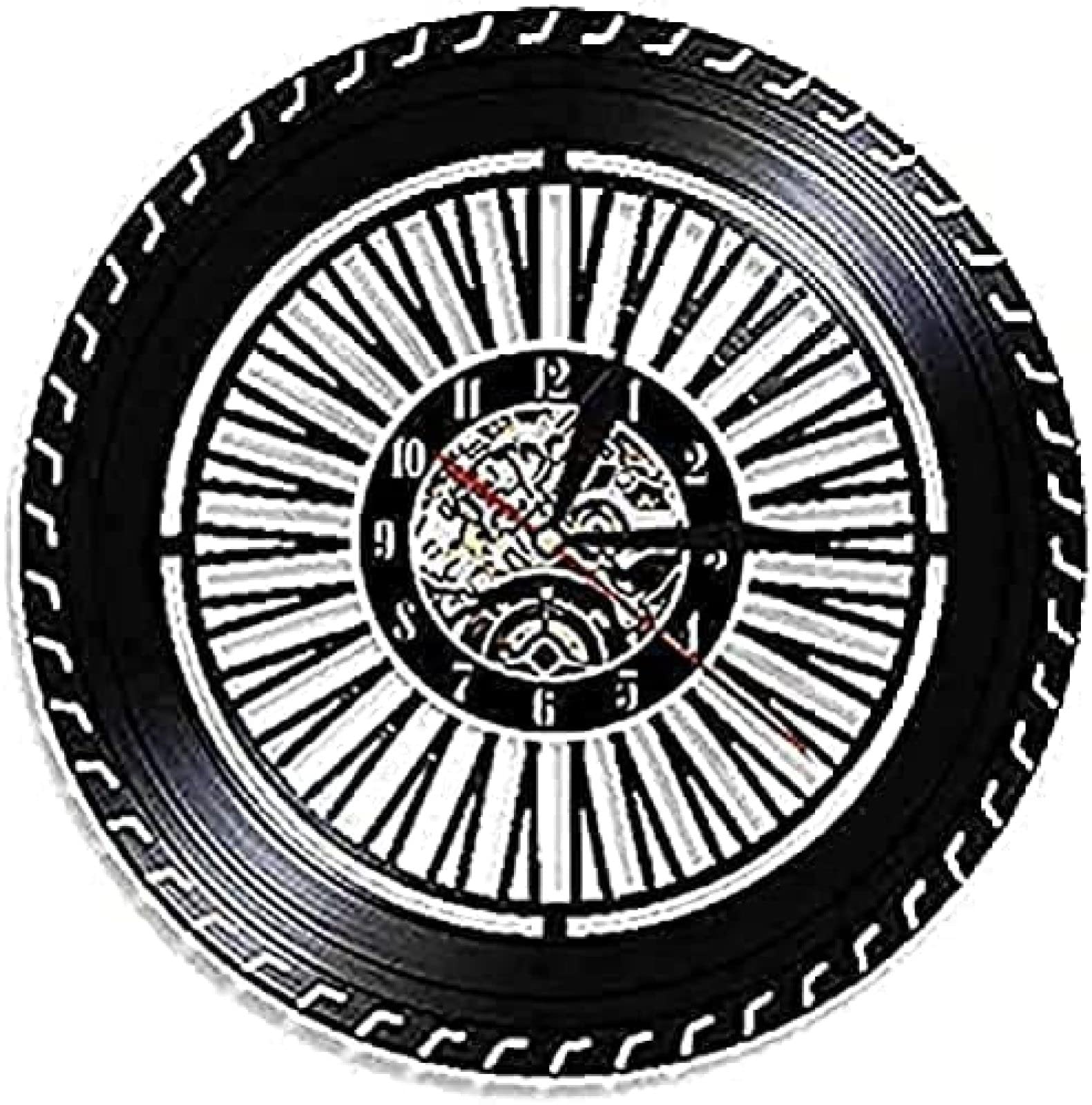 Horloge murale salon au style garage vintage idéal pour la décoration de votre atelier