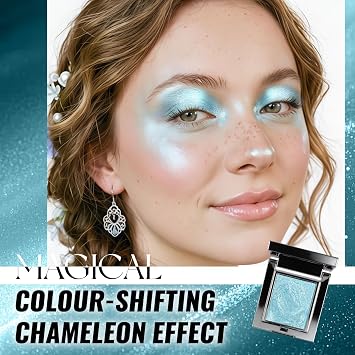 Duochrome Holographic Glitter Blue Eyeshadow Palette Single