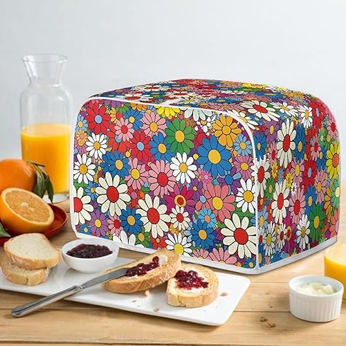 Miniatura 208 de Funda para horno con estampado de galaxia, protector de máquina de pan de cocina, cubierta para tostadora de 2 rebanadas de gato lunar para el Gato