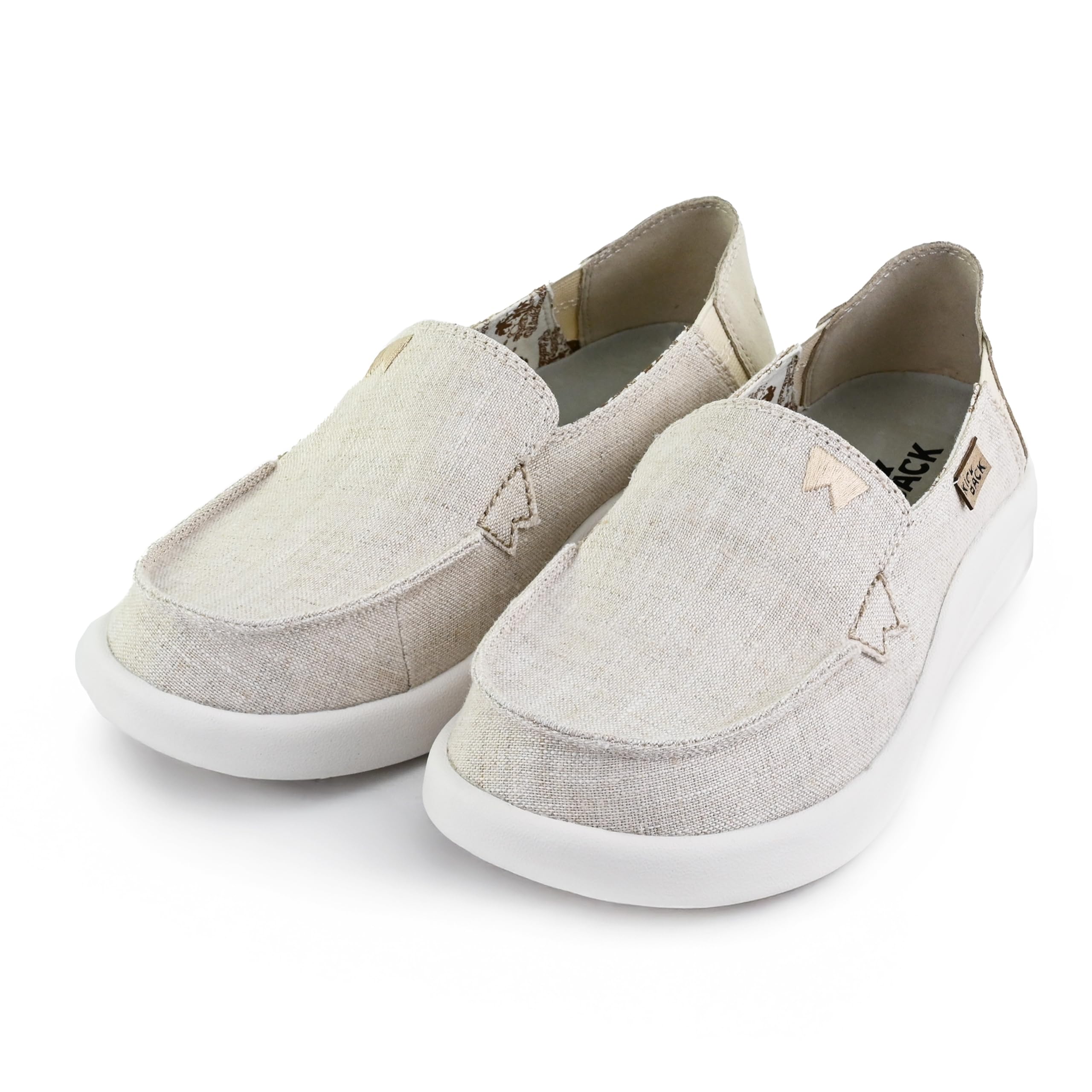 Kickback Rizzo Mocasín para Mujer - Slip On Moc Toe Zapatilla de Deporte Ligera - Confort Relajado para Todo el día - Plantilla ortopédica Forrada en Piel - Calzado Casual de Verano
