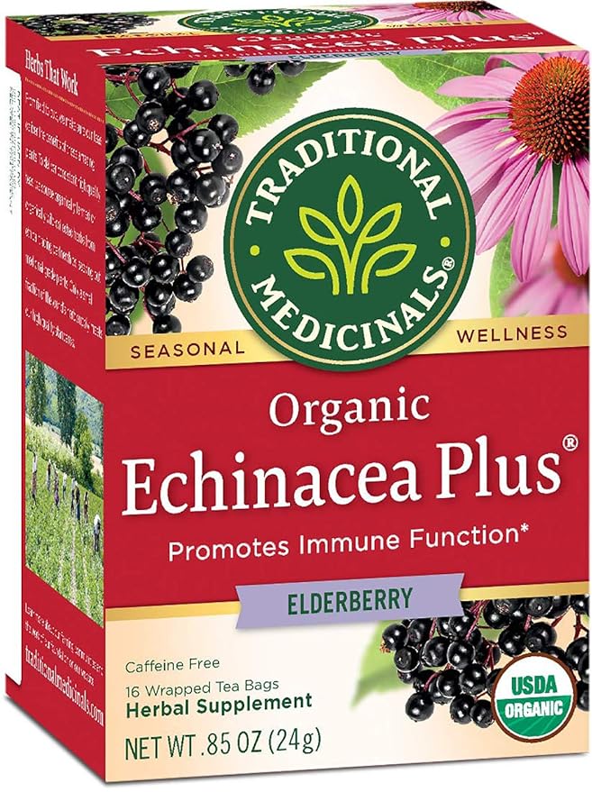 Traditional Medicinals Organic Echinacea Plus Elderberry