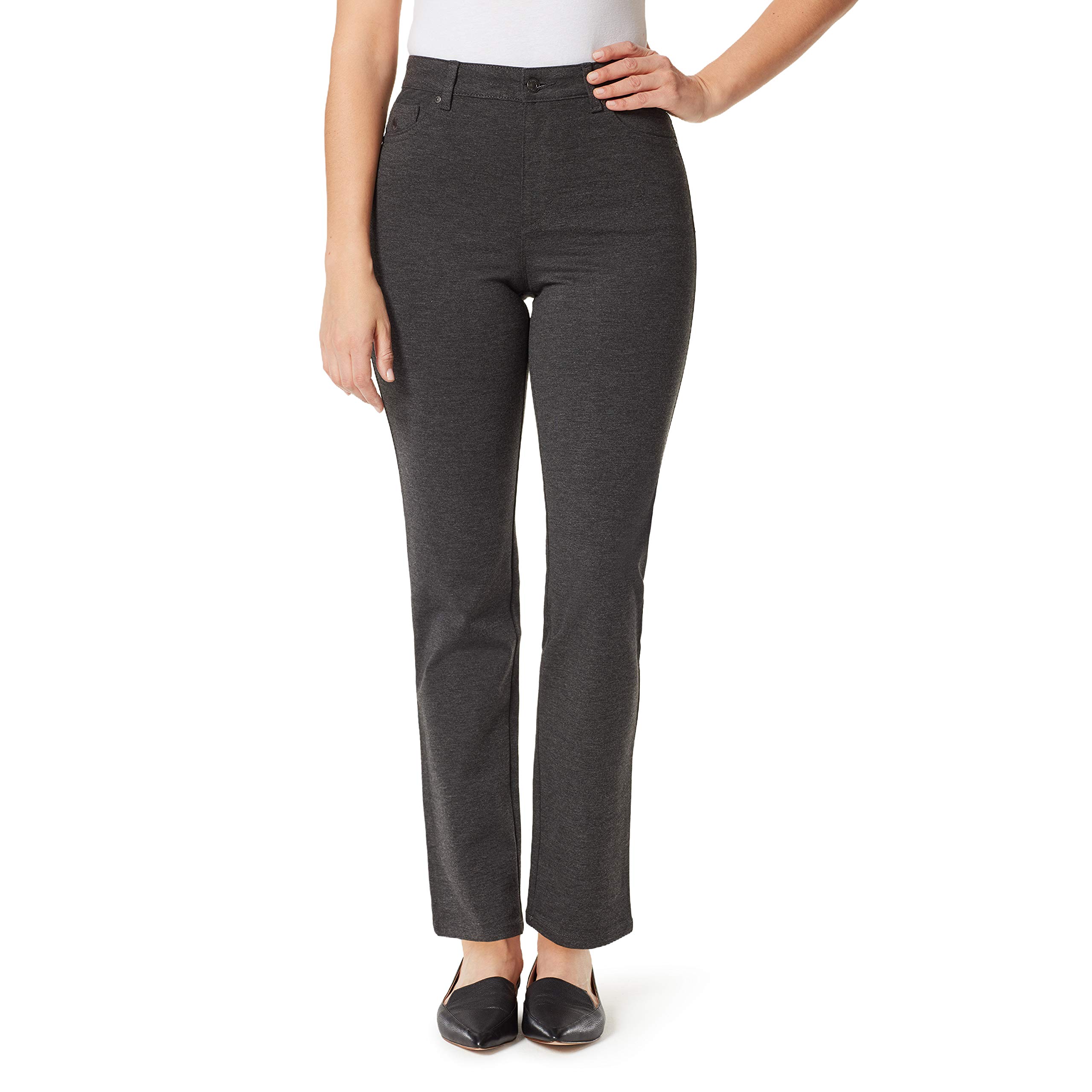 Gloria Vanderbilt Women's Amanda Ponte High Rise Knit Pant