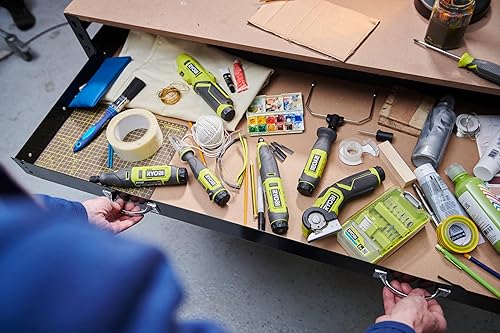 Miniatura 4 de Ryobi RRT4-120GA15 4V Herramienta rotativa inalámbrica (1 x 4V 2.0Ah), verde