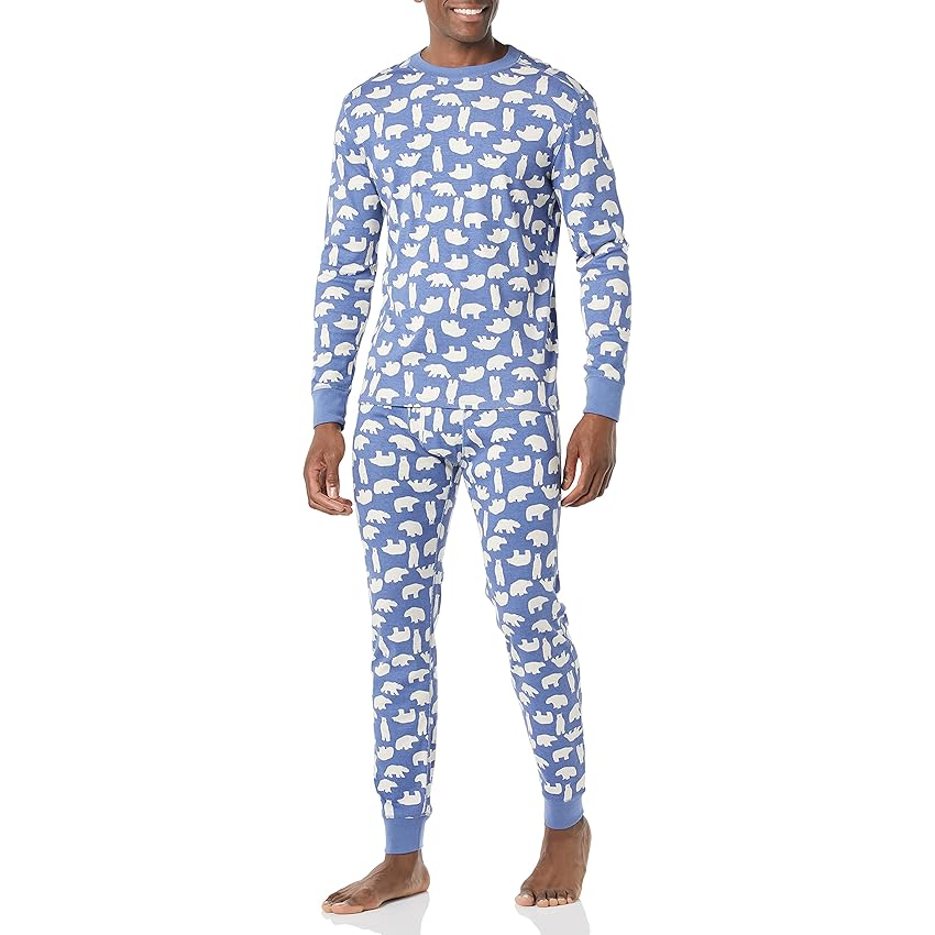 Immagine del prodotto Amazon Essentials Set Pigiama in Maglia Uomo, Orsi Polari, XL