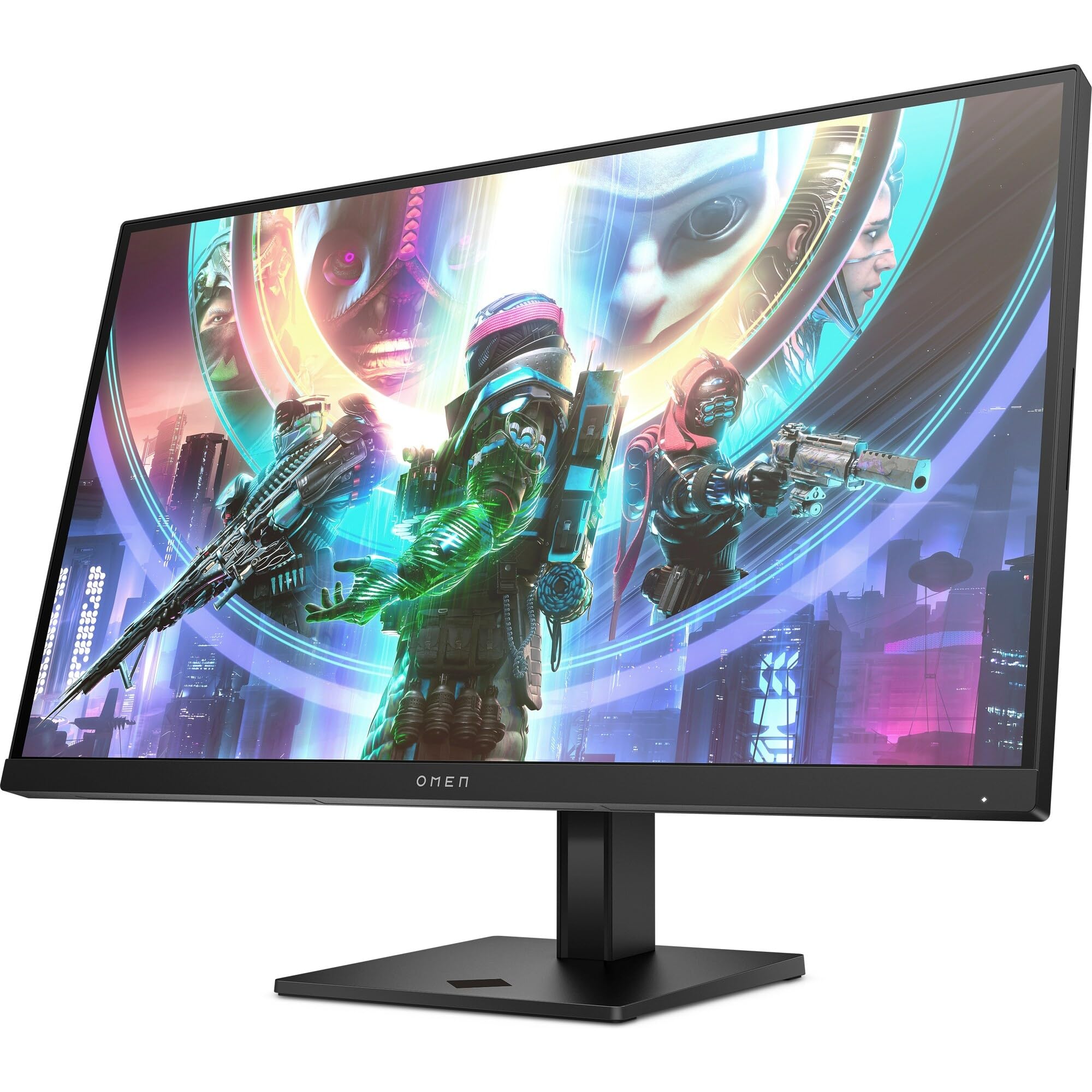 HP OMEN 27qs Monitor da 27 Pollici, Pannello IPS da 16:9 QHD da 240 Hz, 1 ms, Display HDR 400, Antiriflesso, 400 Nits, AMD FreeSync, NVIDIA G-SYNC, VESA 100x100 mm, HDMI 2.0, USB-A e B