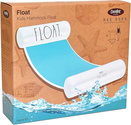Miniatura 7 de Rae Dunn x CocoNut Float - Flotador de hamaca para niños, tamaño infantil, inflable, flotador de silla de montar y silla de descanso, versátil para